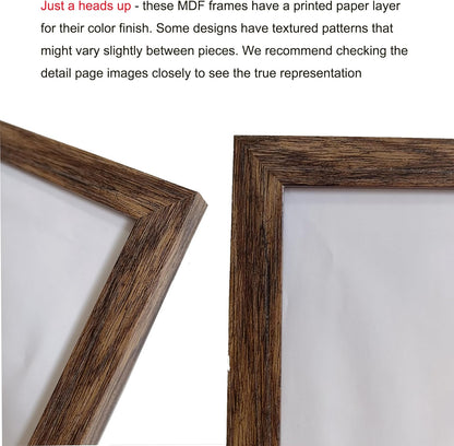 LUCKYLIFE Picture Frames Collage Wall Decor 10-Pack, Gallery Wall Frame Set with 8x10 5x7 4x6 Frames in 3 Different Finishes