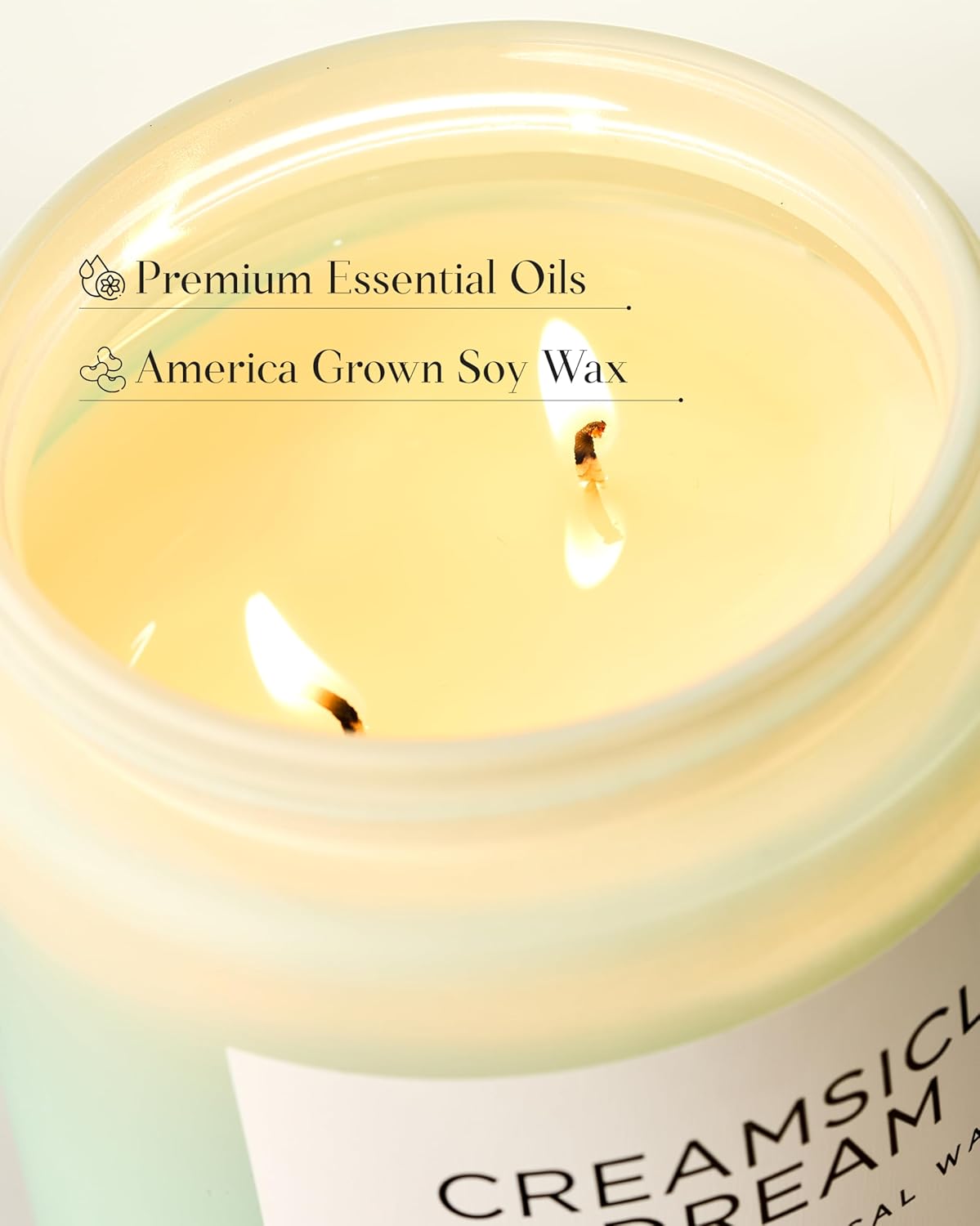 M&SENSE Eucalyptus & Mint Scented Jar Candle, Large 19.4oz Natural Soy Wax, 110-Hour Long Lasting Non-Toxic Clean Burning, Fresh Smelling Home Aromatherapy for Spa Stress Relief, Gifts for Men Women