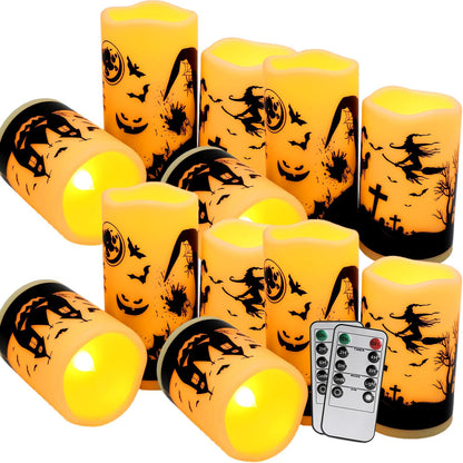 48- Pack of 3 Sizes of LED Flameless Candles.This Candle is Suitable for café, Fancy Restaurant, Bookstore and Other Scenes to Create a Relaxing and Romantic Atmosphere.