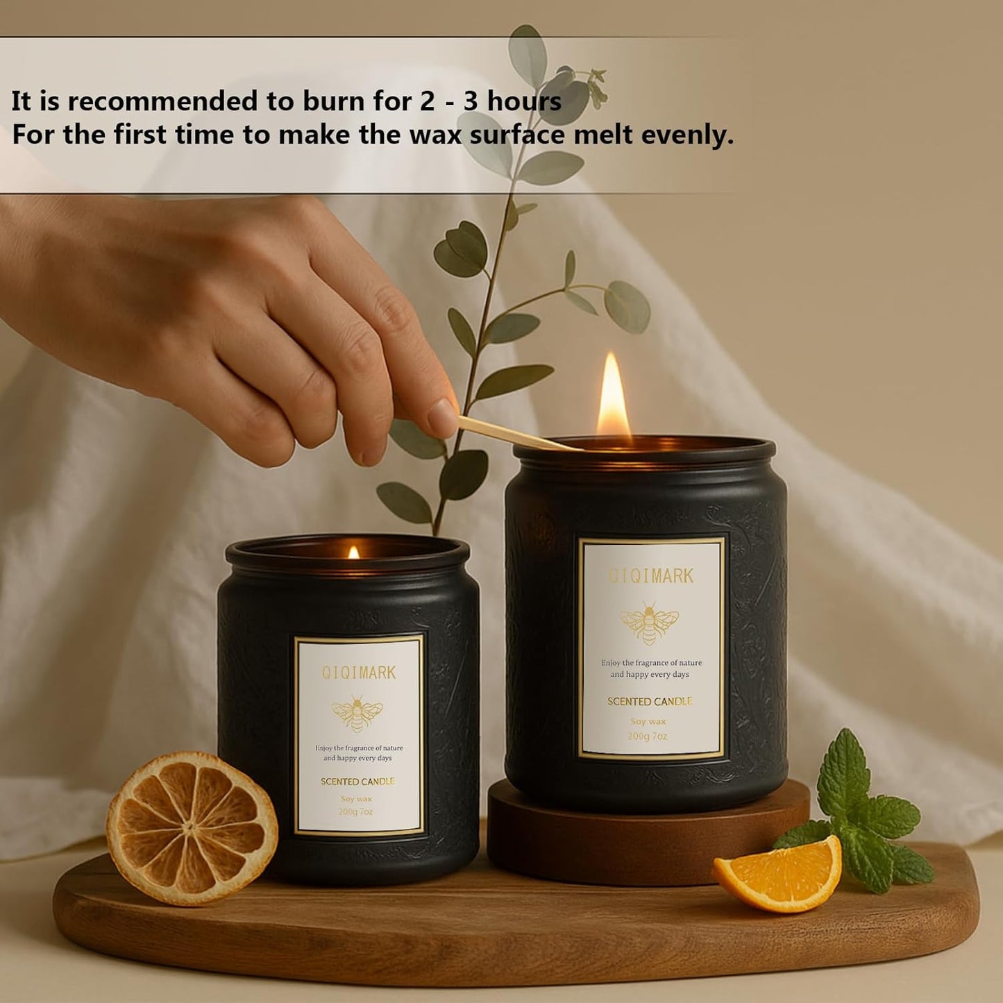 Mother’s Day Candles Gift Set for Mom, Natural Soy Wax Scented Jar Candles 6-Pack, Aromatherapy Candles for Home, 42oz 300 Hours Long Lasting, Gifts for Women