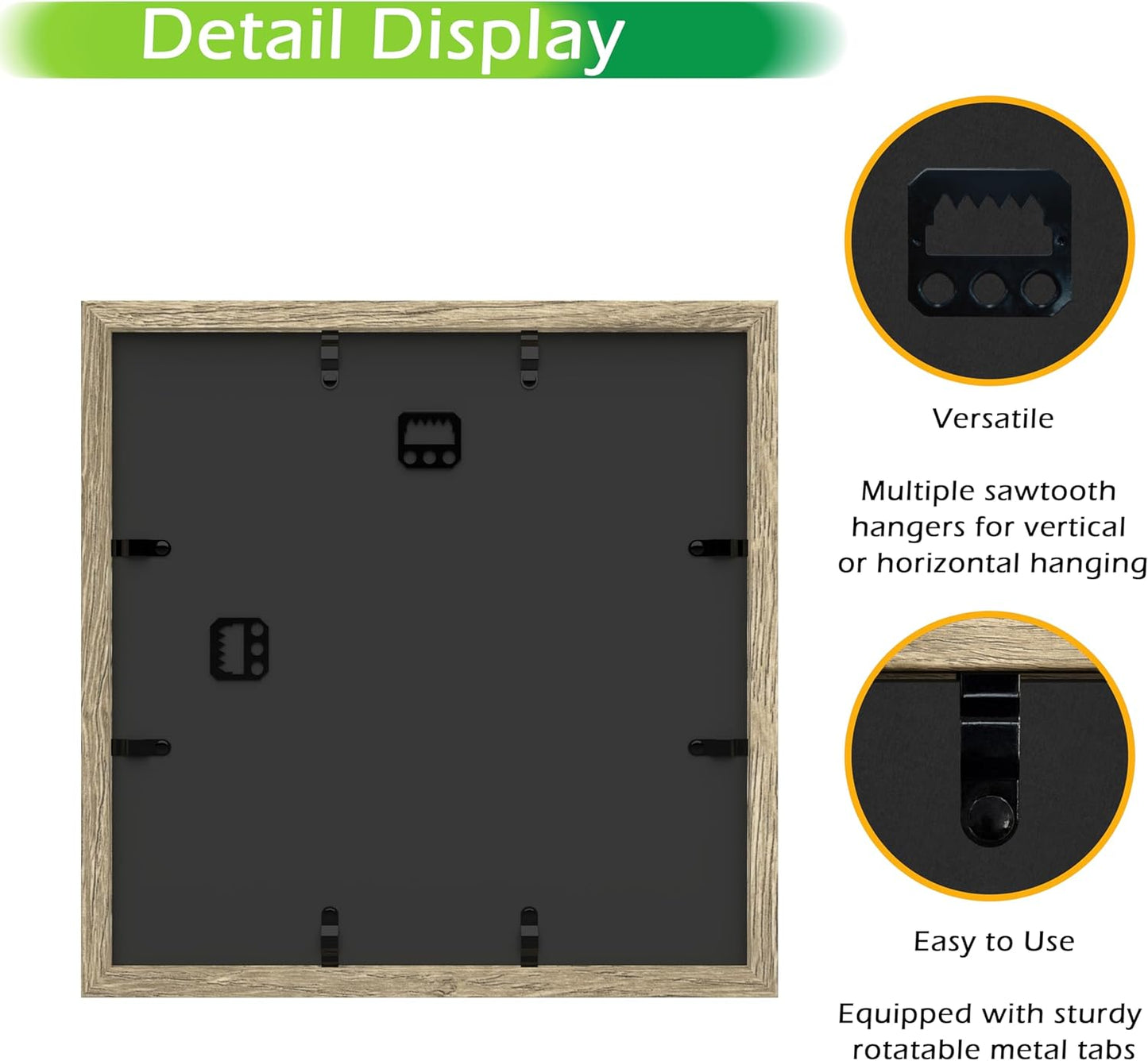 FrameWorks 11” x 14” Dark Oak Wooden Shadow Box Frame – Display Case with Soft Felt Back, Memory Box with Tempered Glass, Display Box with Elegant White Ball Push Pins, Wooden Flower Box