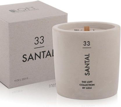 Lulu Candles | Jasmine, Oud & Sandalwood | Luxury Scented Soy Jar Candle | Hand Poured in The USA | Highly Scented & Long Lasting (9 Oz.)