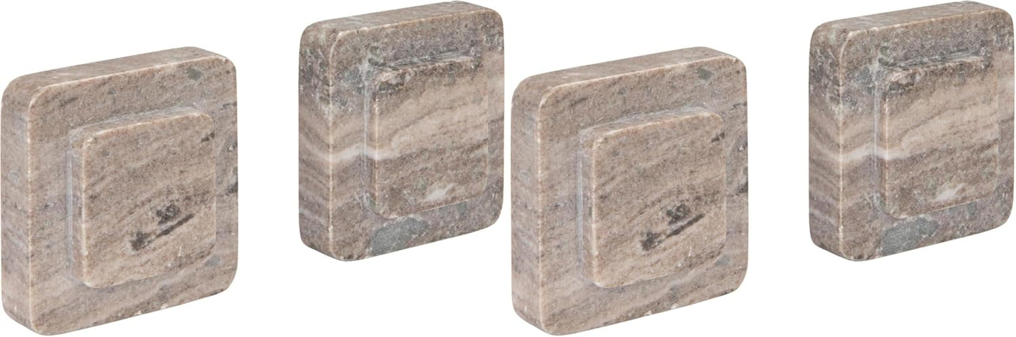 Bloomingville Heavy Duty Marble Bookends, Beige, Set of 2
