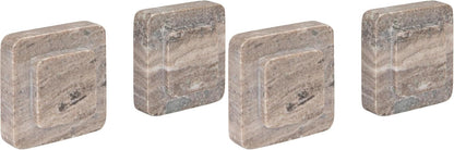 Bloomingville Heavy Duty Marble Bookends, Beige, Set of 2
