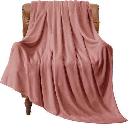 BEDELITE Fleece Blanket Black Throw Blankets for Couch & Bed, Luxury Plush Cozy Fuzzy Blanket 50x60 inches, Super Soft Warm Lightweight Throw Blanket for Travel Camping - Colors A