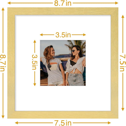 Vittanly 11x14 Picture Frame, Display Pictures 8x10 with Mat or 11x14 without Mat, Photo Frame for Wall Mounting, Black, 1 Pack - Colors A