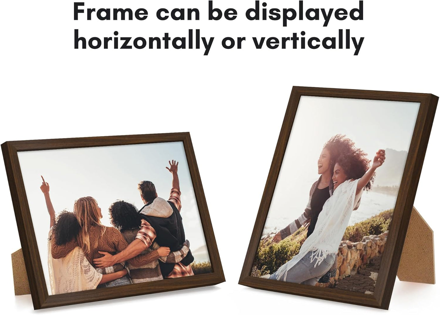 Americanflat 24x36 Poster Frame with Polished Plexiglass - Streamline Collection - Thin Border Picture Frame for Wall Display - Hanging Hardware Included - Black - Colors B
