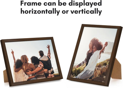 Americanflat 24x36 Poster Frame with Polished Plexiglass - Streamline Collection - Thin Border Picture Frame for Wall Display - Hanging Hardware Included - Black - Colors B