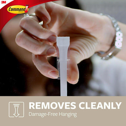 Command Display Ledges, Holds up to 2 lb, Quartz, 2 Ledges with 8 Medium Strips, Damage-Free Hanging Floating Shelf with Adhesive Strips, Personalize Living Room, Bedroom, Kids Room or Office