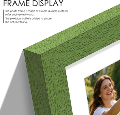 DUENPY 14x26 Collage Picture Frame 4x6 Collage Picture Frame Displays Twelve 4x6 inch Photos Available Horizontal Wall Mounting Display and Vertical Black - Colors A