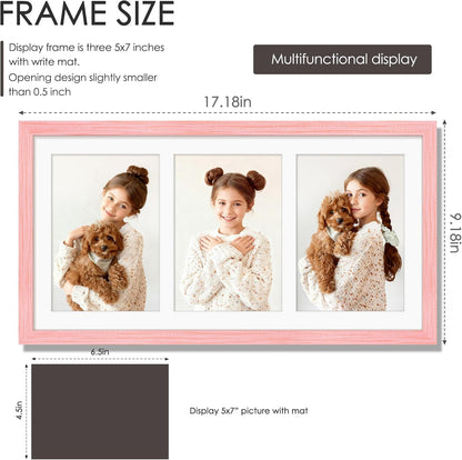 DUENPY 14x26 Collage Picture Frame 4x6 Collage Picture Frame Displays Twelve 4x6 inch Photos Available Horizontal Wall Mounting Display and Vertical Black - Colors B