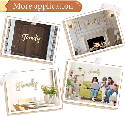 Family Signs For Home Wall Decor,Family Wall Decor For Living Room Rustic Letter Signs Family Wall Art (style2)