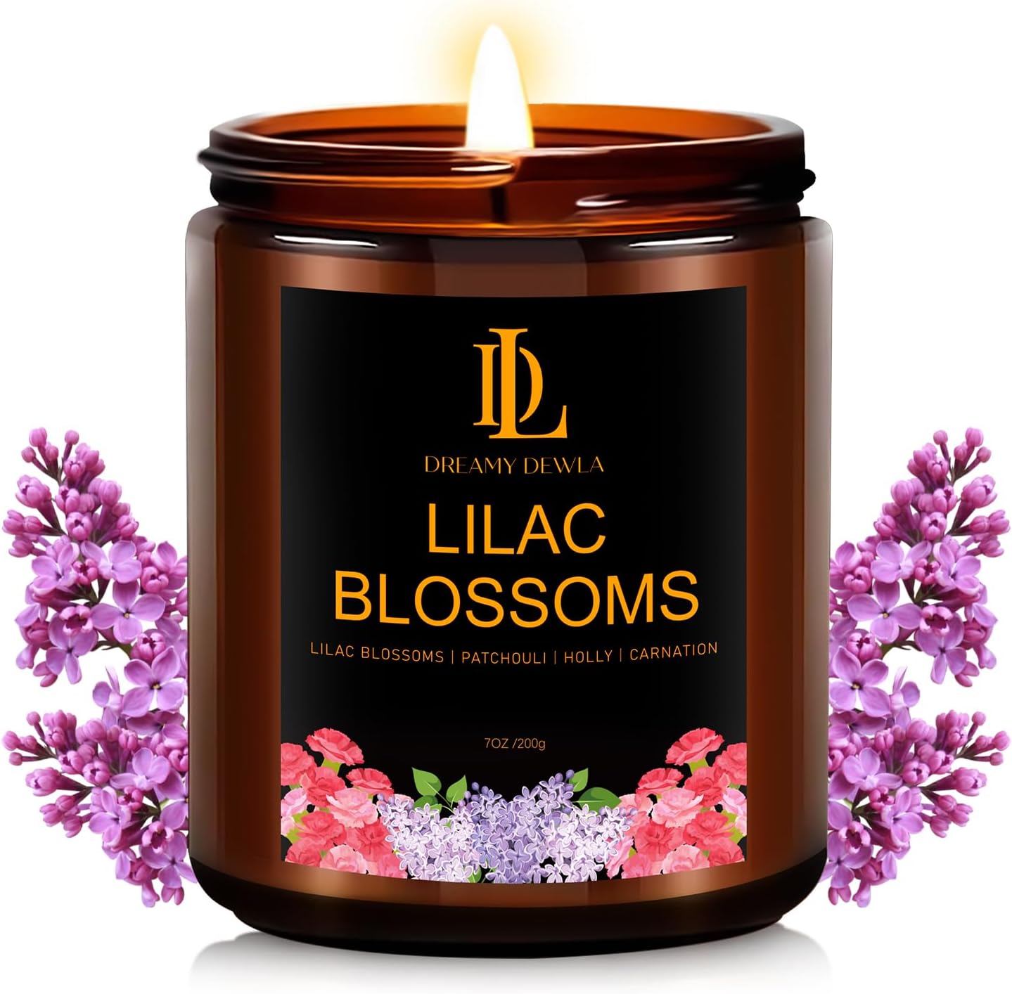 Scented Candles Set, 4 Pack Soy Candles for Home Scented, Candle Gifts for Men Women, Scents of Pineapple Cocktail/Coconut Vanilla/Pink Sands/Bahamian Breeze