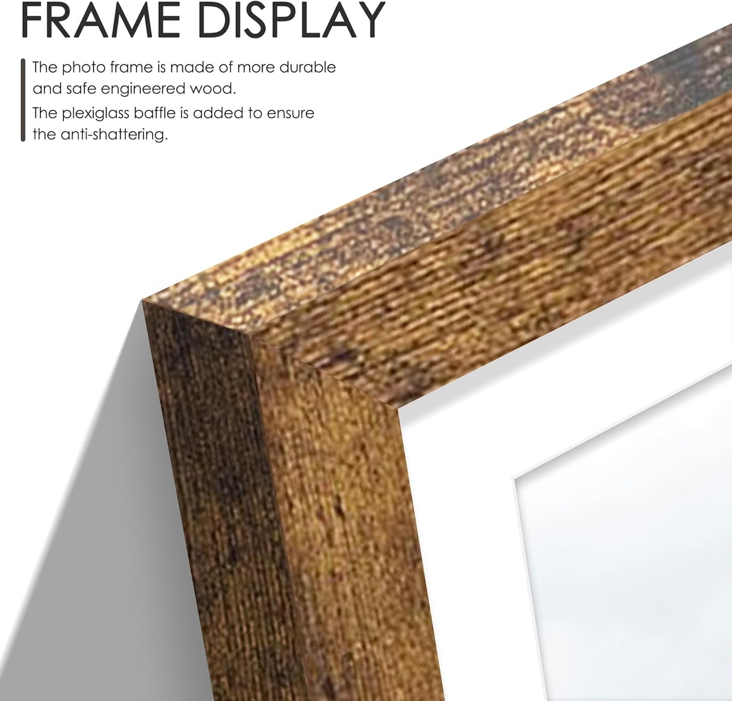 DUENPY 14x26 Collage Picture Frame 4x6 Collage Picture Frame Displays Twelve 4x6 inch Photos Available Horizontal Wall Mounting Display and Vertical Black - Colors B