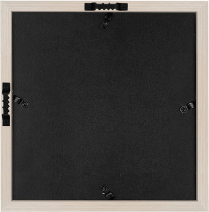 Americanflat 12x16 Shadow Box Frame with Polished Plexiglass - Silhouette Collection - Large Shadow Box Display Case for Tabletop and Wall Display - Black with Soft Felt Back