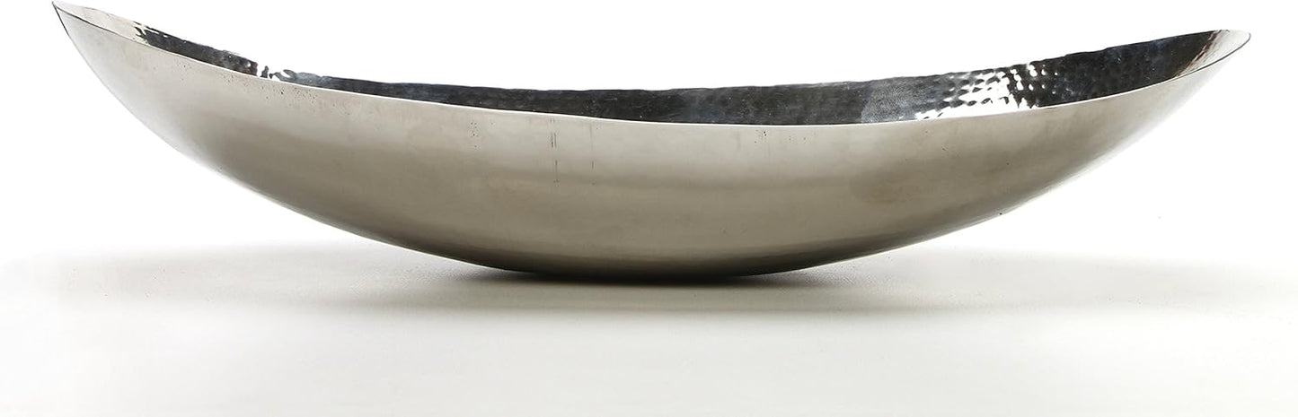 Hosley 5.75 Inch Diameter Silver Finish Metal Bowl, Ideal for Potpourri, LED Candles, Weddings, Special Events, Center Pieces, Craft. Use Decor to Coordinate O3
