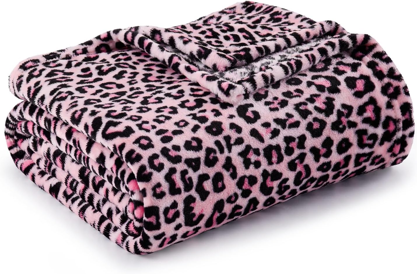 BEDELITE Fleece Blanket Black Throw Blankets for Couch & Bed, Luxury Plush Cozy Fuzzy Blanket 50x60 inches, Super Soft Warm Lightweight Throw Blanket for Travel Camping - Colors A