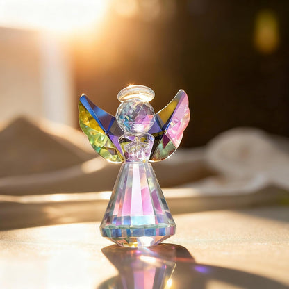 HDCRYSTALGIFTS 3.3'' Crystal Bird Figurine Collectible Art Glass Animal Figurines Table Home Decor Paperweight Valentine’s Day for Women
