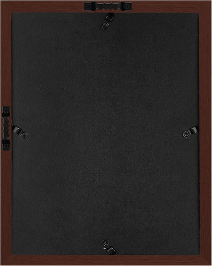 Americanflat Front Opening 11x14 Shadow Box Frame with Shatter-Resistant Glass - Silhouette Collection - Shadow Box Display Case for Tabletop and Wall Display - Black