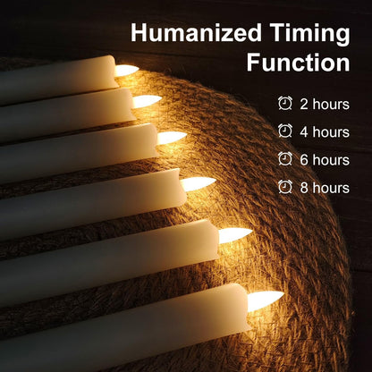 Rechargeable Flameless Glass Pillar Candles–Gifts for Women,–Set of 3, Realistic Flickering LED Light,Remote & Timer, Ideal for Living Room, Bedroom & Festival Wedding Home Party Decor
