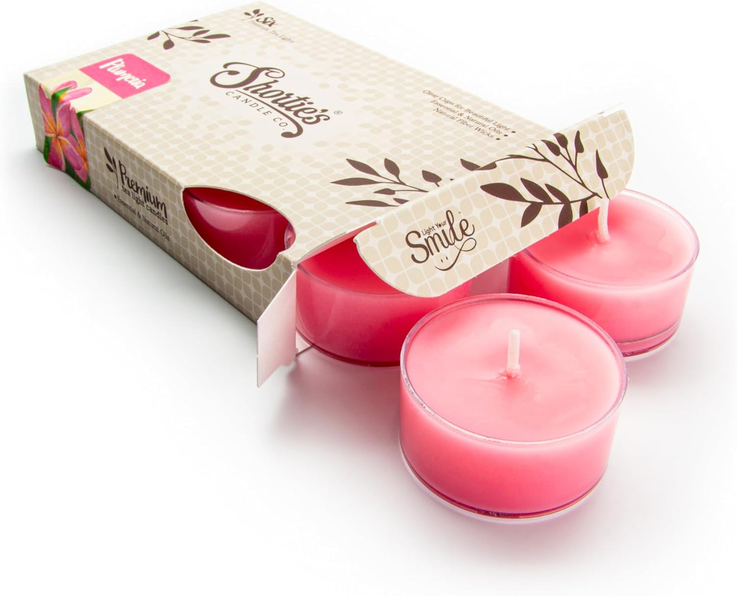 Pure English Lavender Premium Tealight Candles - Highly Scented with Essential & Natural Oils - 6 Purple Tea Lights - Beautiful Candlelight - Made in the USA - Flower & Floral Collection