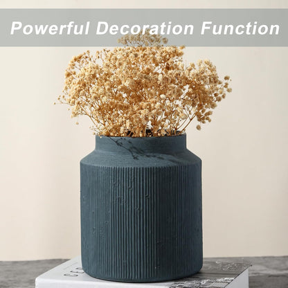 Rustic Vases for Home Decor. Ceramic Vase for Dining Table Decor. Terracotta Decorative Vase 6.1IN. ZSHLXM