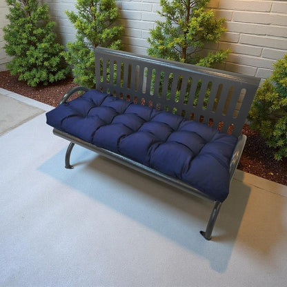 Bench Cushion, Patio Furniture Cushions with Ties, Soft Bench Cushions for Indoor/Outdoor Furniture Kitchen&Dining (Black, 39 * 19.7in)