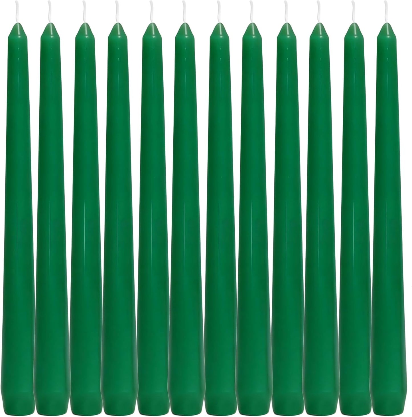 4 Pack White Taper Candles丨Taper Candles 10 Inch Dripless丨Unscented & Smokeless Candlesticks Bulk丨7-8 Hours Long Burning Tall Candles丨Ideal for Christmas Weddings Parties Dinner