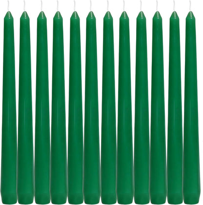 4 Pack White Taper Candles丨Taper Candles 10 Inch Dripless丨Unscented & Smokeless Candlesticks Bulk丨7-8 Hours Long Burning Tall Candles丨Ideal for Christmas Weddings Parties Dinner