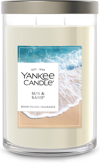Yankee Candle Large Tumbler Scented Candle with up to 80 Hour Burn Time, Premium Plant Wax Blend for Consistent Burn, 20 oz Tumbler Candle with Room Filling Fragrance, Midsummer's Night