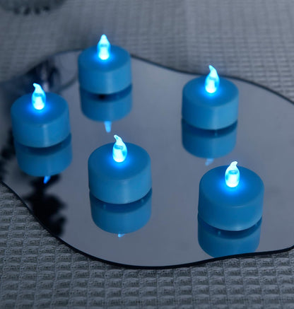 Battery Operated LED Tea Lights: 24PACK Flameless Votive Candles Lamp Realistic and Bright Flickering Holiday Gift Long Lasting 200Hours for Seasonal & Festival Celebration Warm White
