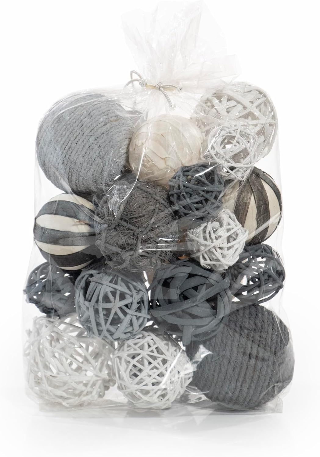 ANDALUCA Decorative Balls Bag Bowl Filler Home Decor (Beige)