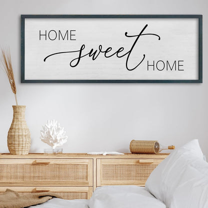FZMHASLWW Gather Sign Wall Decor 32"×12" Large Wooden Framed for Dining Room Simple Home Kitchen Hanging Art (Wood)