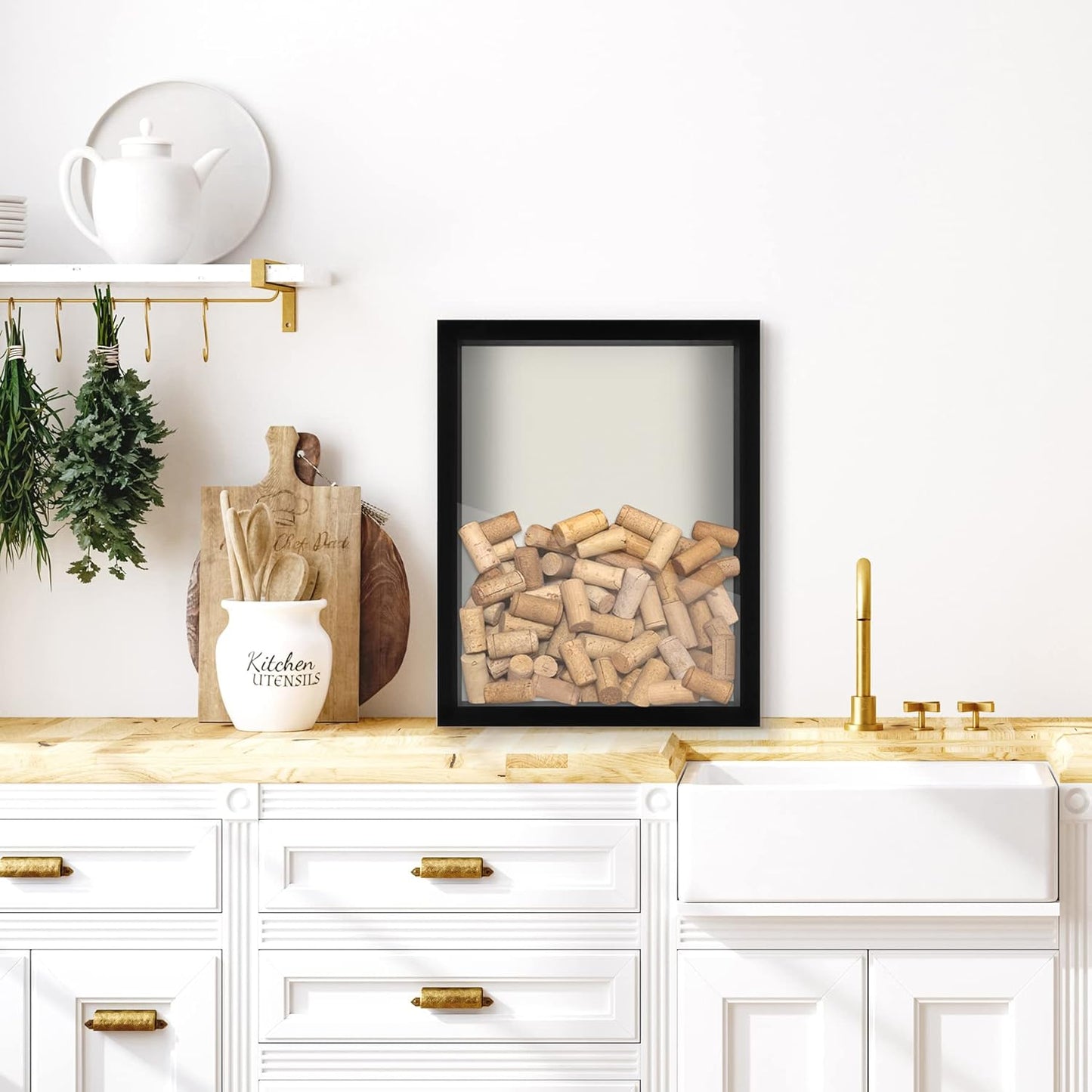 Americanflat 12x16 Shadow Box Frame with Polished Plexiglass - Silhouette Collection - Large Shadow Box Display Case for Tabletop and Wall Display - Black with Soft Felt Back