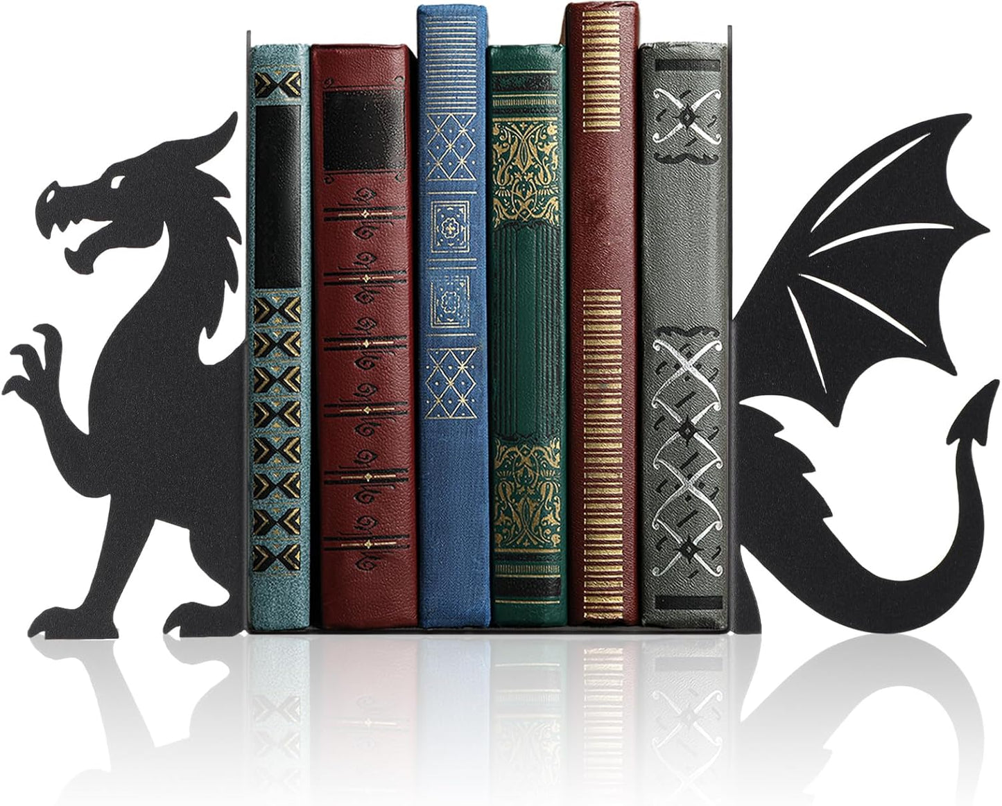 Geelin Peeping Cat Metal Bookends Set of 2 Cute Book Ends for Shelves Decorative Bookshelf Home Office Desk Bookshelf Decor Gift for Cat Lovers and Reading Enthusiasts