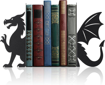 Geelin Peeping Cat Metal Bookends Set of 2 Cute Book Ends for Shelves Decorative Bookshelf Home Office Desk Bookshelf Decor Gift for Cat Lovers and Reading Enthusiasts