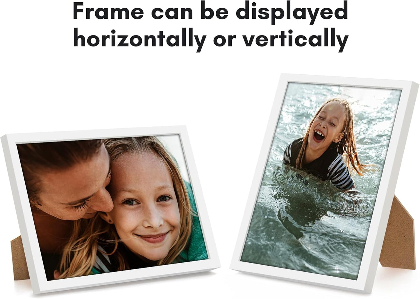 Americanflat 24x36 Poster Frame with Polished Plexiglass - Streamline Collection - Thin Border Picture Frame for Wall Display - Hanging Hardware Included - Black - Colors C