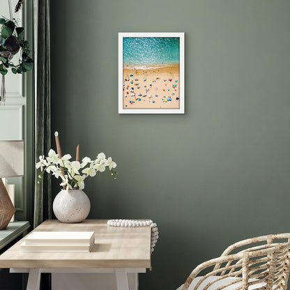 Americanflat 12x18 Poster Frame with Shatter-Resistant Glass - Signature Collection - Gallery-Style Frames Made of Engineered Wood - Photo Frame for Wall Display - Black - Colors B