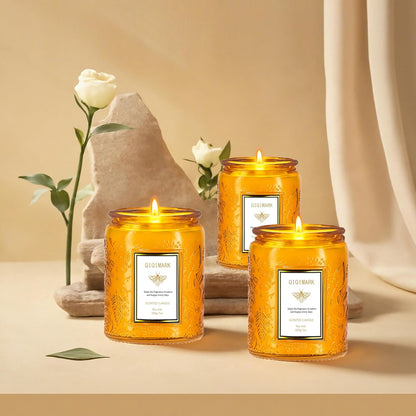 Mother’s Day Candles Gift Set for Mom, Natural Soy Wax Scented Jar Candles 6-Pack, Aromatherapy Candles for Home, 42oz 300 Hours Long Lasting, Gifts for Women