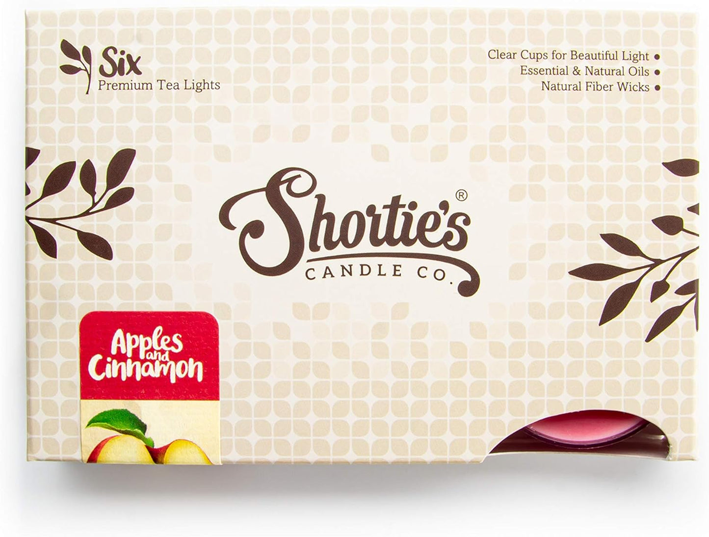Shortie's Candle Company Vanilla Bean Premium Tealight Candles Bulk Pack - 24 Beige Highly Scented Tea Lights - Beautiful Candlelight - Made in the USA - Bakery & Food Collection