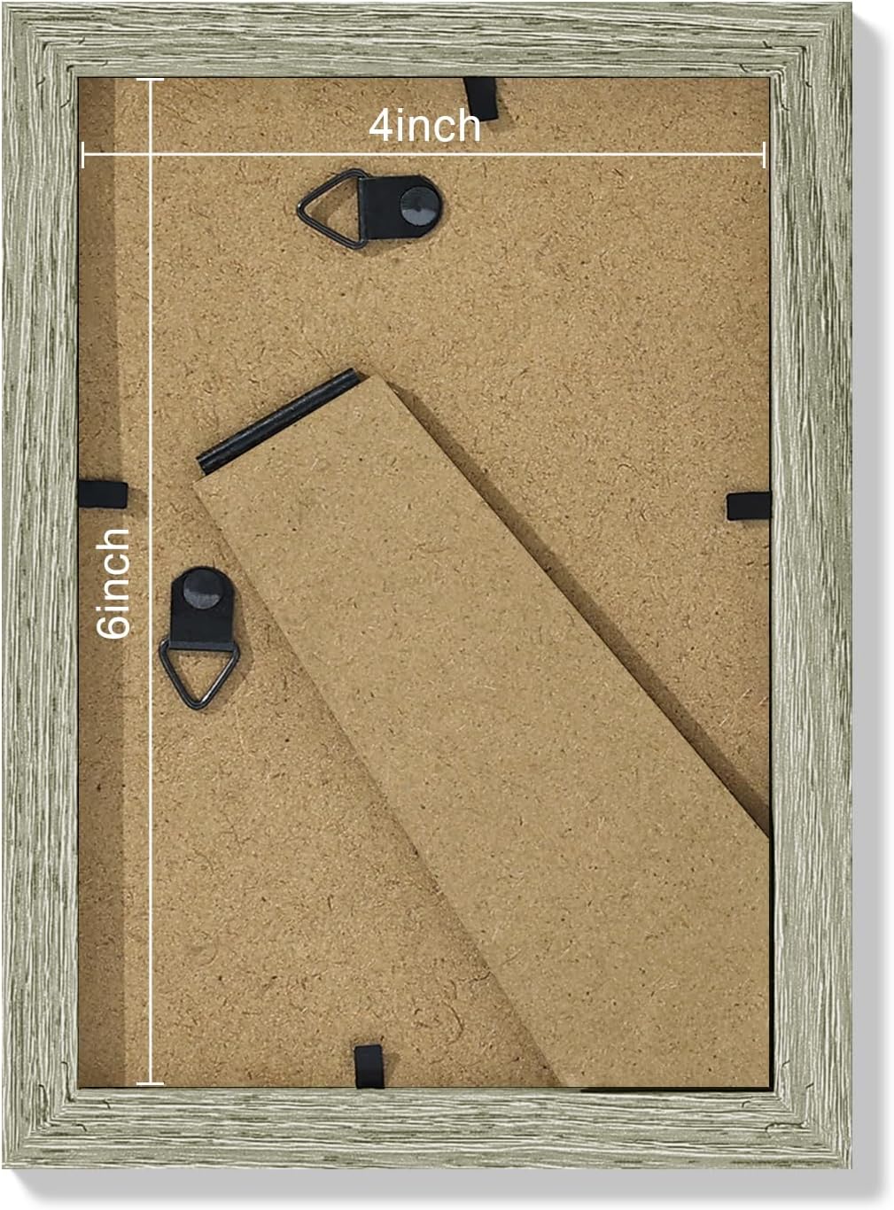 Vittanly 8x10 Picture Frames Set of 9, Shatter Resistant Plexiglass, Display 5x7 Pictures with Mat or 8x10 without Mat, Photo Frames for Wall or Tabletop, Engineered Wood, Black - Colors B