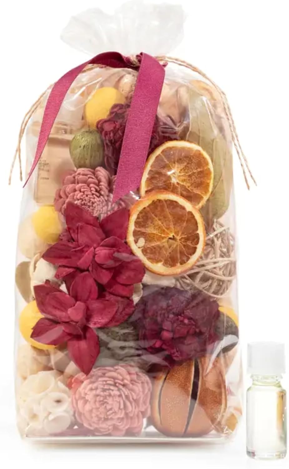 ANDALUCA Secrets of Spring Scented Potpourri | Made in California | Large 20 oz Bag + Fragrance Vial | Notes of Citron, Jasmine and Soft Woods | Floral Spring Home Fragrance