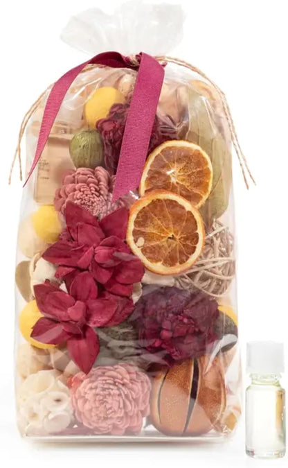 ANDALUCA Secrets of Spring Scented Potpourri | Made in California | Large 20 oz Bag + Fragrance Vial | Notes of Citron, Jasmine and Soft Woods | Floral Spring Home Fragrance