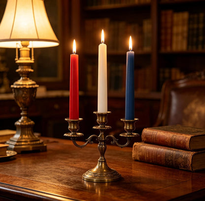 12-Pack Earth Tone Taper Candles, 10 Inch Unscented Dripless Candlesticks, Long-Lasting Burn Time of 7-8 Hours, Perfect for Fall Harvest Halloween Thanksgiving Dinners Parties and Home Décor