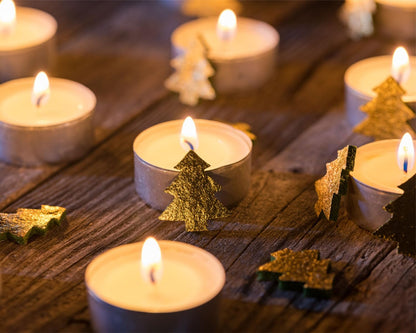 Tea Lights Candles Bulk - 200 Pack, 4.5+ Hours Fully Burns Tealight Candles Unscented Smokeless Bright Flame Tealights for Home, Sabbath, Weddings, Christmas & Halloween Decor, White