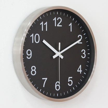 HZDHCLH Wall Clocks Battery Operated,12 inch Silent Non Ticking Modern Wall Clock for Living Room Bedroom Kitchen Office Classroom Decor (Olive Green and Gold)