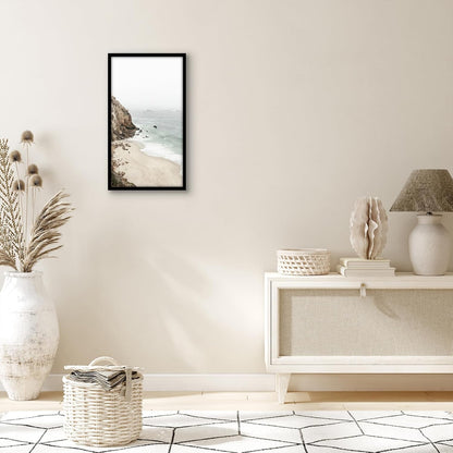 Americanflat 24x36 Poster Frame with Polished Plexiglass - Streamline Collection - Thin Border Picture Frame for Wall Display - Hanging Hardware Included - Black - Colors C