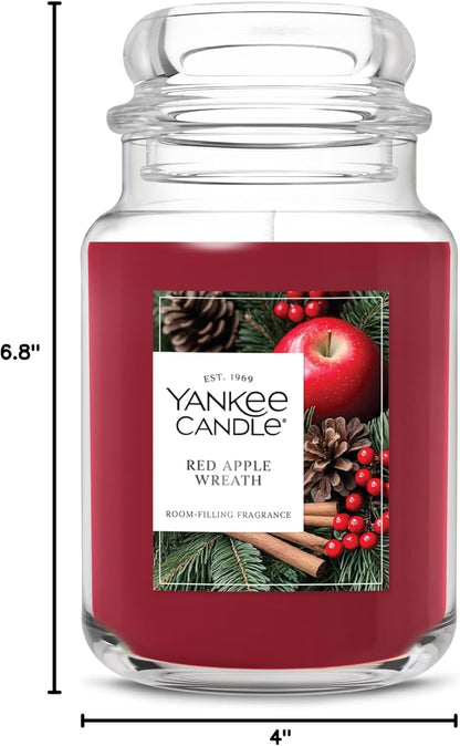 Yankee Candle Balsam & Cedar, Scented Candle, 22oz Large Jar with up to 150 Hour Burn Time, Giftable