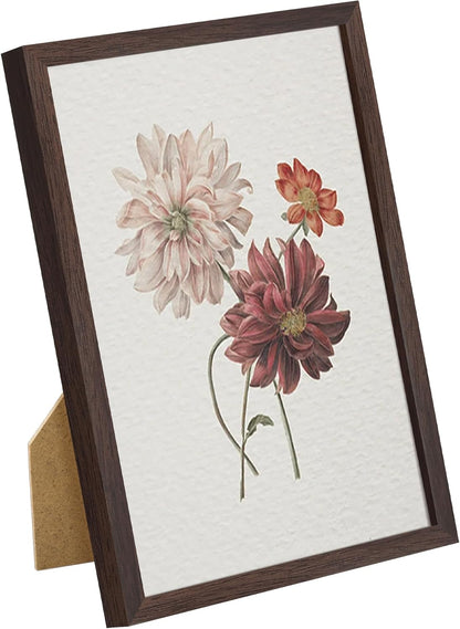 upsimples 5x7 Picture Frame Set of 3, Made of High Definition Glass for 5 x 7 Black Frames, Wall and Tabletop Display Thin Border Photo Frame for Home Décor
