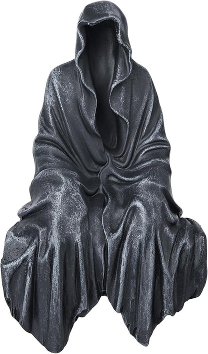 SHOWFEICAT Resin Tabletop Gothic Decor Sitting Statue, Resin Statue Gothic Decor, Fits On Sturdy Shelf and Has A Cool Mystic Look 5.1 Inch